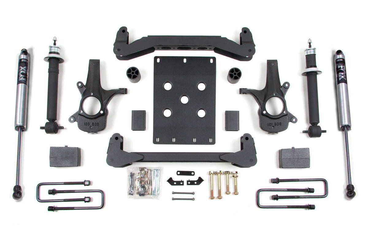 BDS 4 Inch Lift Kit, Fits Chevy Silverado Or GMC Sierra 1500 07-13 2WD 186FS