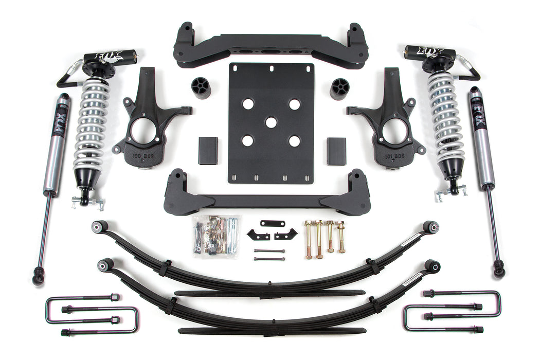 BDS BDS187F 4 Inch Lift Kit -FOX 2.5 Coil-Over - Chevy Silverado or GMC Sierra 1500 (07-13) 2WD