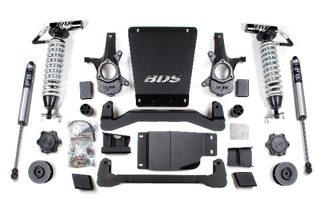 BDS 4 Inch Lift Kit 2.5 Coil-Over Fits Chevy/Fits GMC Avalanche, Suburban, Tahoe, or Yukon 1500 (07-14) 4WD