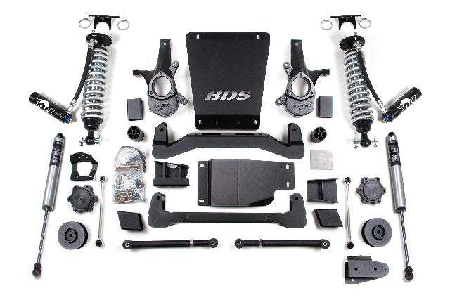 BDS 4 Inch Lift Kit 2.5 Coil-over, Fits Chevy/ GMC Avalanche, Suburban, Tahoe, Or Yukon 1500 07-14 4WD 900FDSC