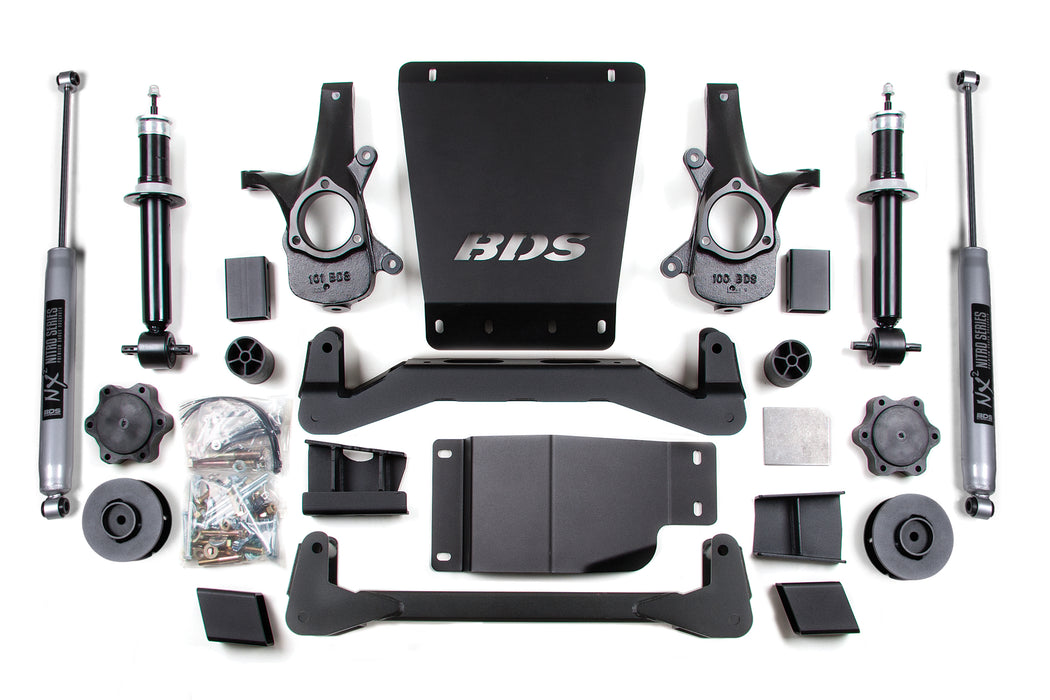 BDS BDS188H 4 Inch Lift Kit - Chevy/GMC Avalanche- Surburban- Tahoe- or Yukon 1500 (07-14) 4WD