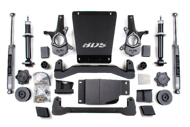 BDS 4 Inch Lift Kit, Fits Chevy/ GMC Avalanche, Surburban, Tahoe, Or Yukon 1500 07-14 4WD 900H