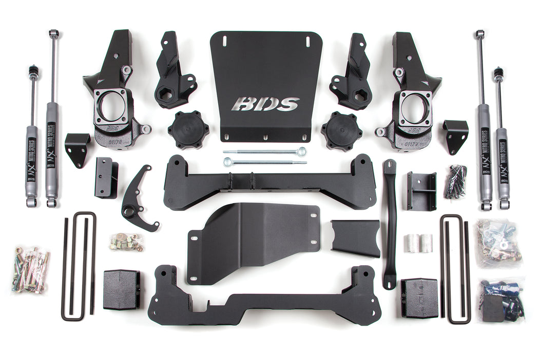 BDS BDS1818FS 7 Inch Lift Kit - Chevy Silverado or GMC Sierra 2500HD/3500 (01-10) 4WD