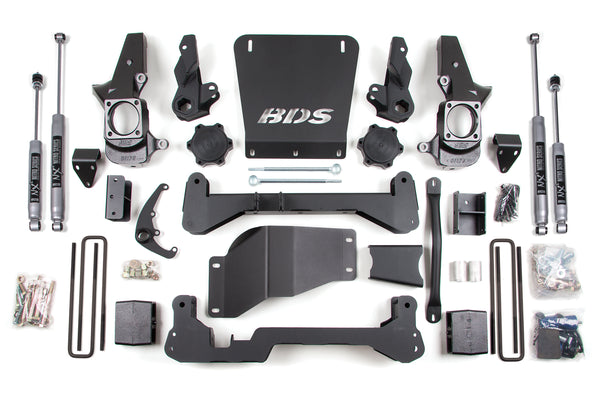 BDS 7 Inch Lift Kit, Fits Chevy Silverado Or GMC Sierra 2500HD/3500 01-10 4WD 189H
