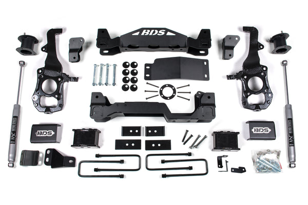 BDS 6 Inch Lift Kit, Fits Ford F150 21-25 4WD 1900H
