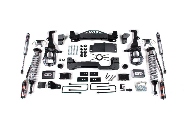 BDS 4 Inch Lift Kit 2.5 Performance Elite Coil-over, Fits Ford F150 21-25 4WD 1902FPE