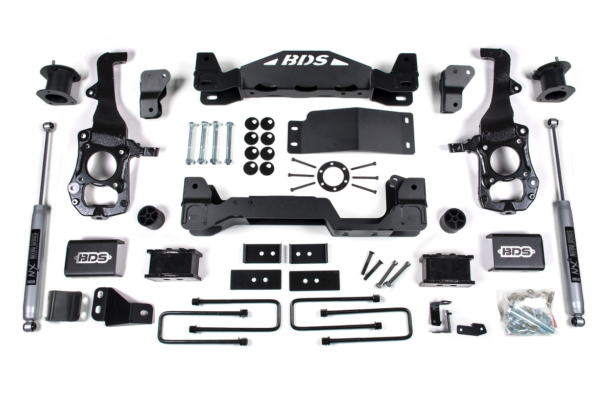 BDS 4 Inch Lift Kit, Fits Ford F150 21-25 4WD 1902H