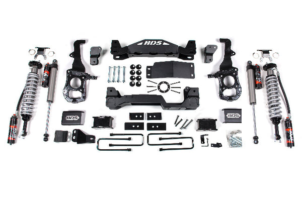 BDS 4 Inch Lift Kit 2.5 Performance Elite Coil-over, Fits Ford F150 21-25 4WD 1903FPE