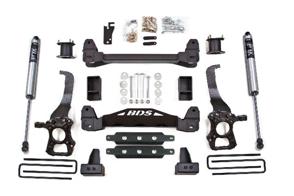 BDS 4 Inch Lift Kit, Fits Ford F150 15-20 2WD 1909FS