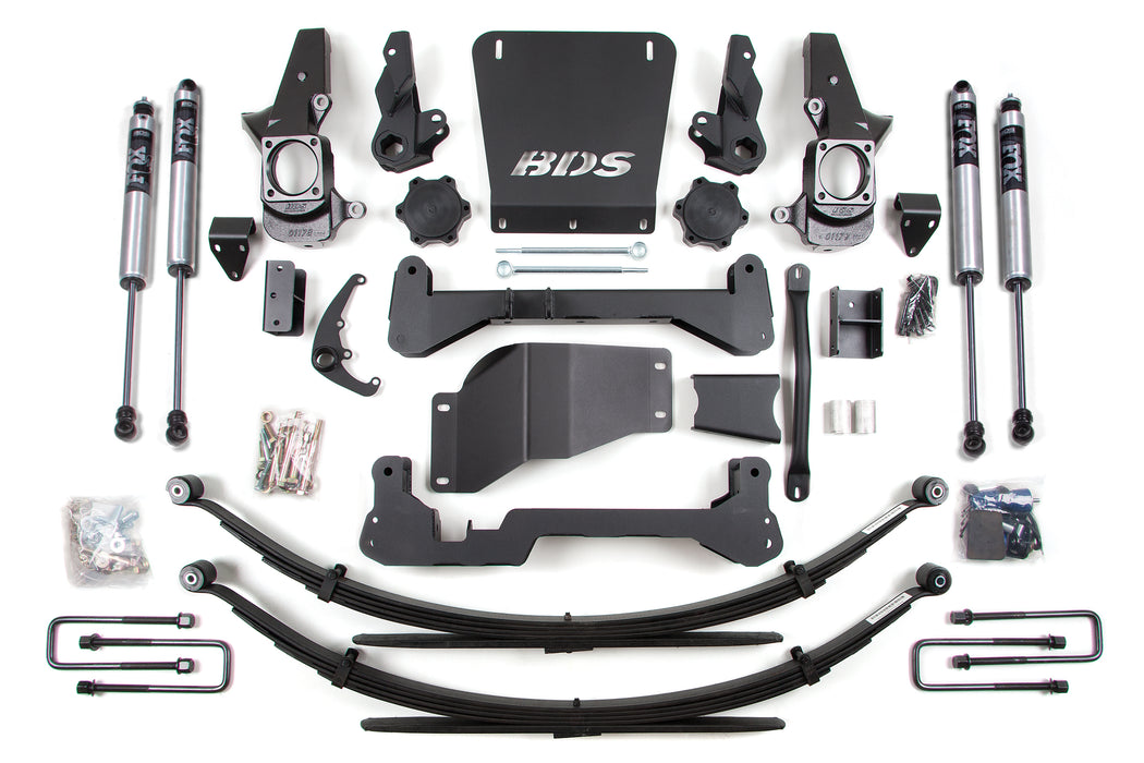 BDS BDS1822FS 7 Inch Lift Kit Chevy Silverado or fits gmc Sierra 2500HD/3500 (01-10) 4WD