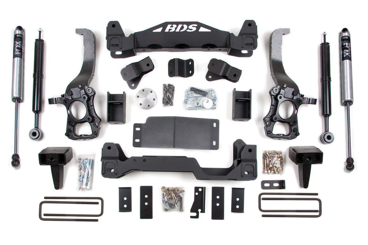 BDS 6 Inch Lift Kit, Fits Ford F150 09-13 4WD 573FS