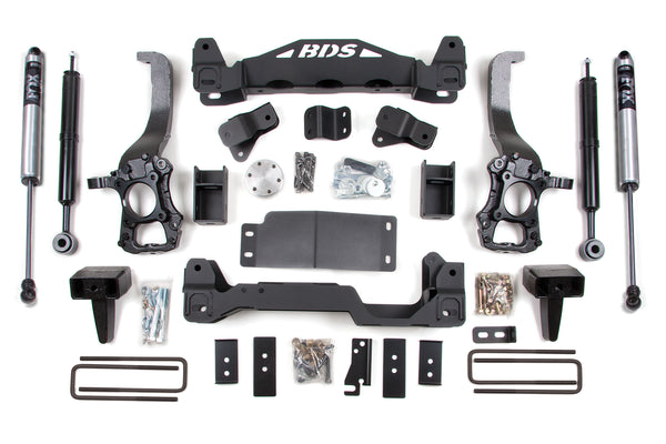 BDS 6 Inch Lift Kit, Fits Ford F150 09-13 4WD 573FS