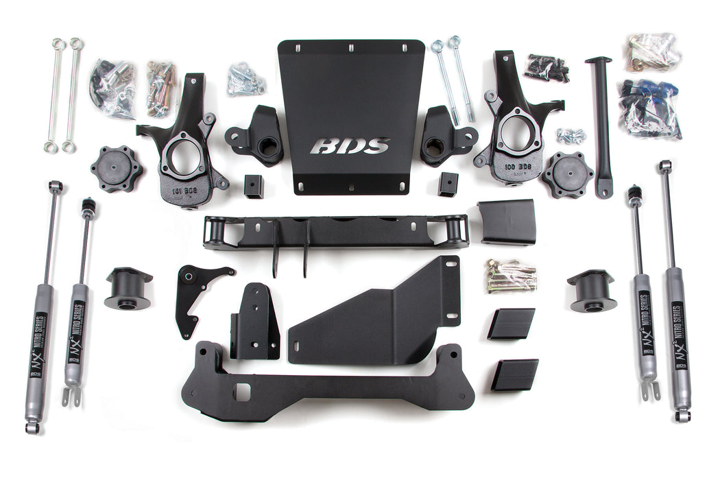 BDS BDS191FS 4 Inch Lift Kit - Chevy/GMC Avalanche- Surburban- Tahoe- or Yukon 1500 (00-06) 4WD