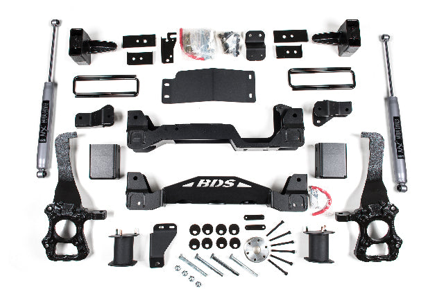 BDS 6 Inch Lift Kit, Fits Ford F150 15-20 4WD 1922FS