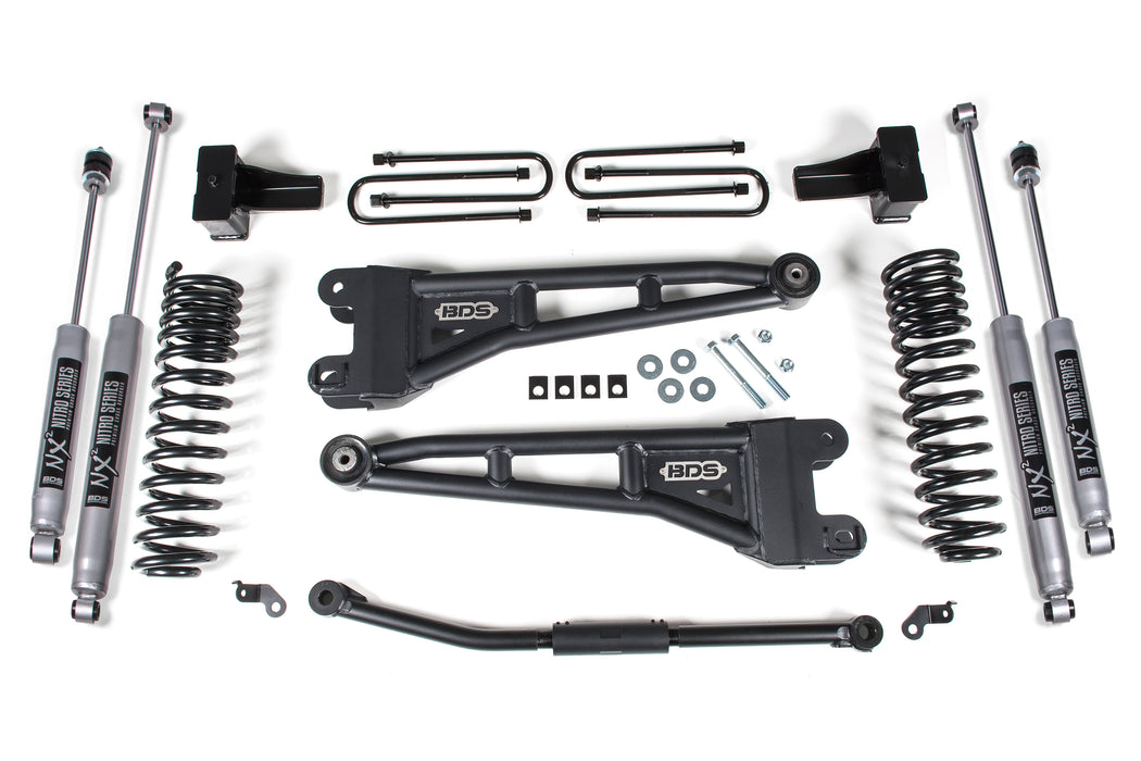 BDS BDS1928H 2.5 Inch Lift Kit w/ Radius Arm Ford F250/F350 Super Duty (11-16) 4WD Diesel