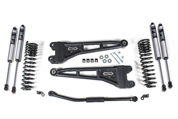 BDS 2.5 Inch Lift Kit W/ Radius Arm, Fits Ford F250/F350 Super Duty 11-16 4WD Diesel 1928FS
