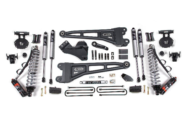 BDS 4 Inch Lift Kit W/ Radius Arm 2.5 Performance Elite Coil-over Conversion, Fits Ford F250/F350 Super Duty 05-07 4WD Diesel 1932FPE