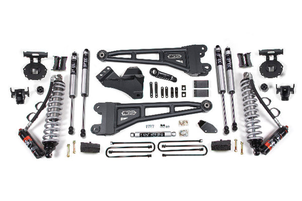 BDS 4 Inch Lift Kit W/ Radius Arm 2.5 Performance Elite Coil-over Conversion, Fits Ford F250/F350 Super Duty 05-07 4WD Diesel 1932FPE