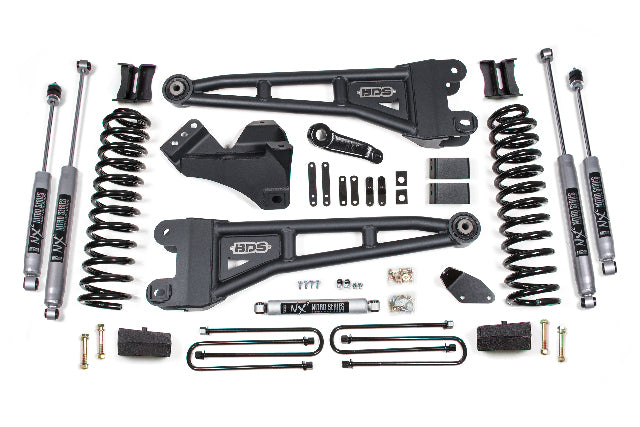BDS 4 Inch Lift Kit W/ Radius Arm, Fits Ford F250/F350 Super Duty 08-10 4WD Diesel 1937FS