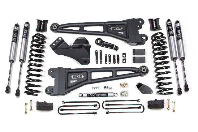 BDS 4 Inch Lift Kit W/ Radius Arm, Fits Ford F250/F350 Super Duty 08-10 4WD Diesel 1938FS