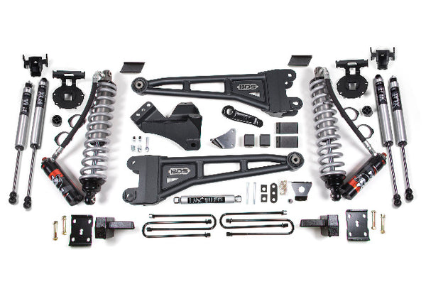 BDS 6 Inch Lift Kit W/ Radius Arm 2.5 Performance Elite Coil-over Conversion, Fits Ford F250/F350 Super Duty 08-10 4WD Diesel 1953FPE