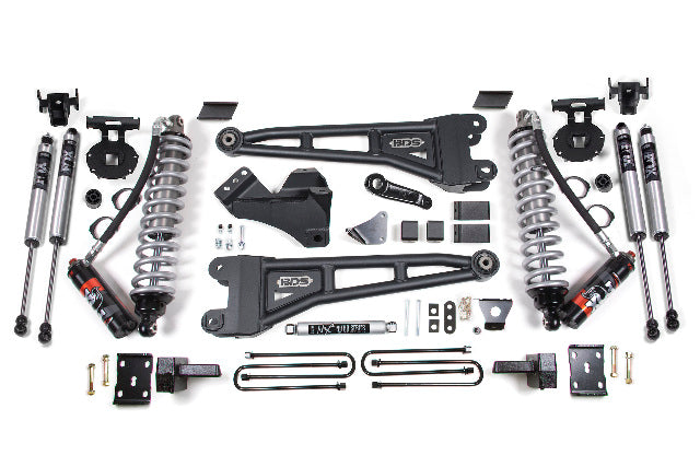 BDS 6 Inch Lift Kit w/ Radius Arm 2.5 Performance Elite Coil-Over Conversion Fits Ford F250/F350 Super Duty (08-10) 4WD Diesel