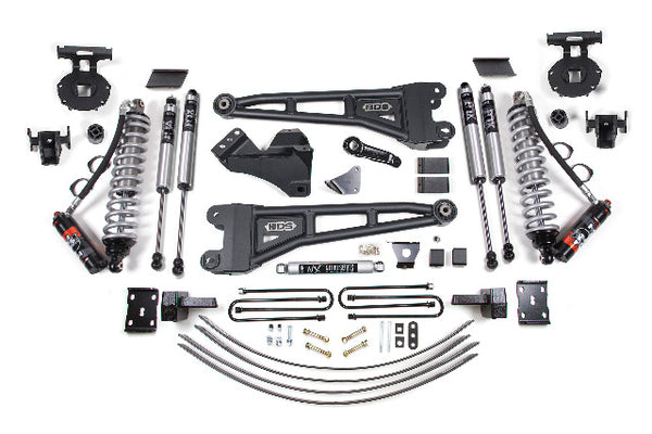BDS 6 Inch Lift Kit W/ Radius Arm 2.5 Performance Elite Coil-over Conversion, Fits Ford F250/F350 Super Duty 05-07 4WD Diesel 1944FPE
