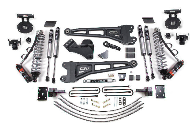 BDS 6 Inch Lift Kit w/ Radius Arm 2.5 Performance Elite Coil-Over Conversion Fits Ford F250/F350 Super Duty (05-07) 4WD Diesel