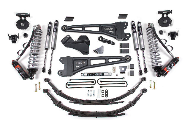 BDS 6 Inch Lift Kit w/ Radius Arm 2.5 Performance Elite Coil-Over Conversion Fits Ford F250/F350 Super Duty (08-10) 4WD Diesel