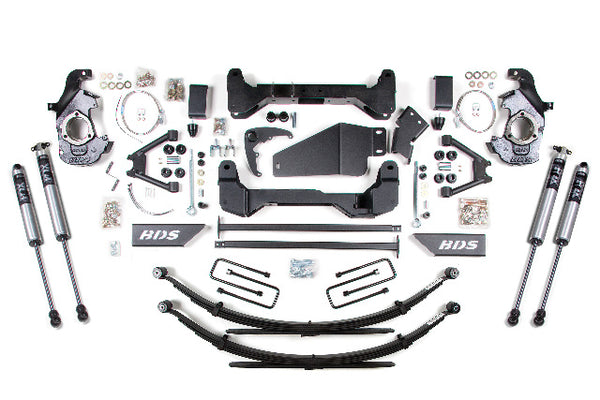 BDS 6 Inch Lift Kit, Fits Chevy/ GMC 1500/2500 6 Lug 88-98 4WD 194FS