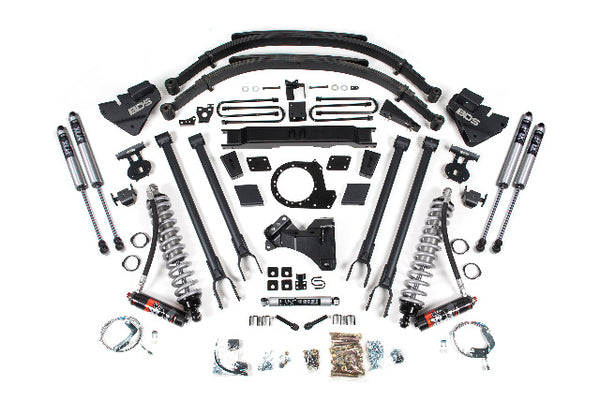 BDS 9 Inch Lift Kit W/ 4-Link 2.5 Performance Elite Coil-over Conversion, Fits Ford F250/F350 Super Duty 20-22 4WD Diesel 1959FPE