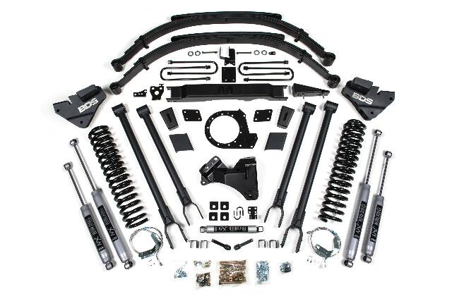 BDS 9 Inch Lift Kit W/ 4-Link, Fits Ford F250/F350 Super Duty 20-22 4WD Gas 1960H
