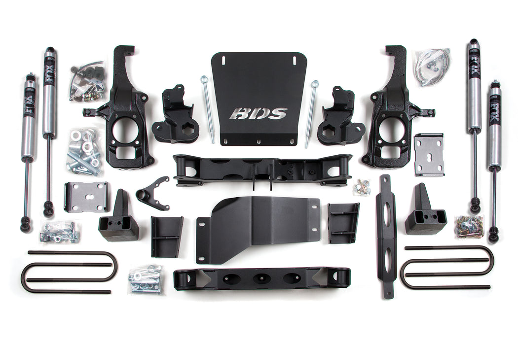 BDS 6.5 Inch Lift Kit Fits Chevy Silverado or Fits GMC Sierra 2500HD/3500 (11-19) 2/4WD