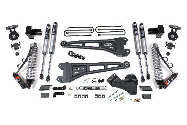 BDS 4 Inch Lift Kit 4-Link Conversion, Fits Ford F250/F350 Super Duty 17-19 4WD Diesel 2228FPE