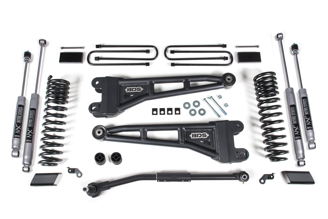 BDS BDS1989FPE 3 Inch Lift Kit w/ Radius Arm Ford F250/F350 Super Duty (20-22) 4WD Diesel