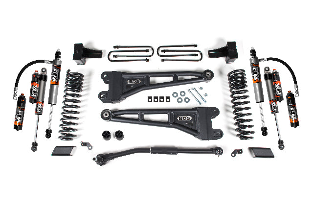BDS 2.5 Inch Lift Kit W/ Radius Arm, Fits Ford F450 Super Duty 20-22 4WD Diesel & Gas 2219FPE
