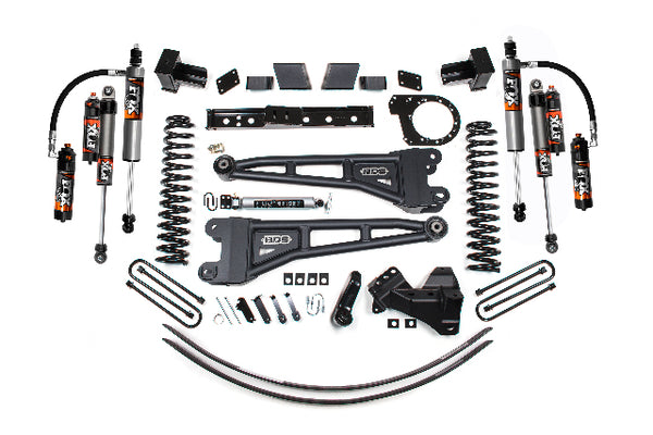 BDS 6 Inch Lift Kit W/ Radius Arm, Fits Ford F250/F350 Super Duty 17-19 4WD Diesel 2240FPE
