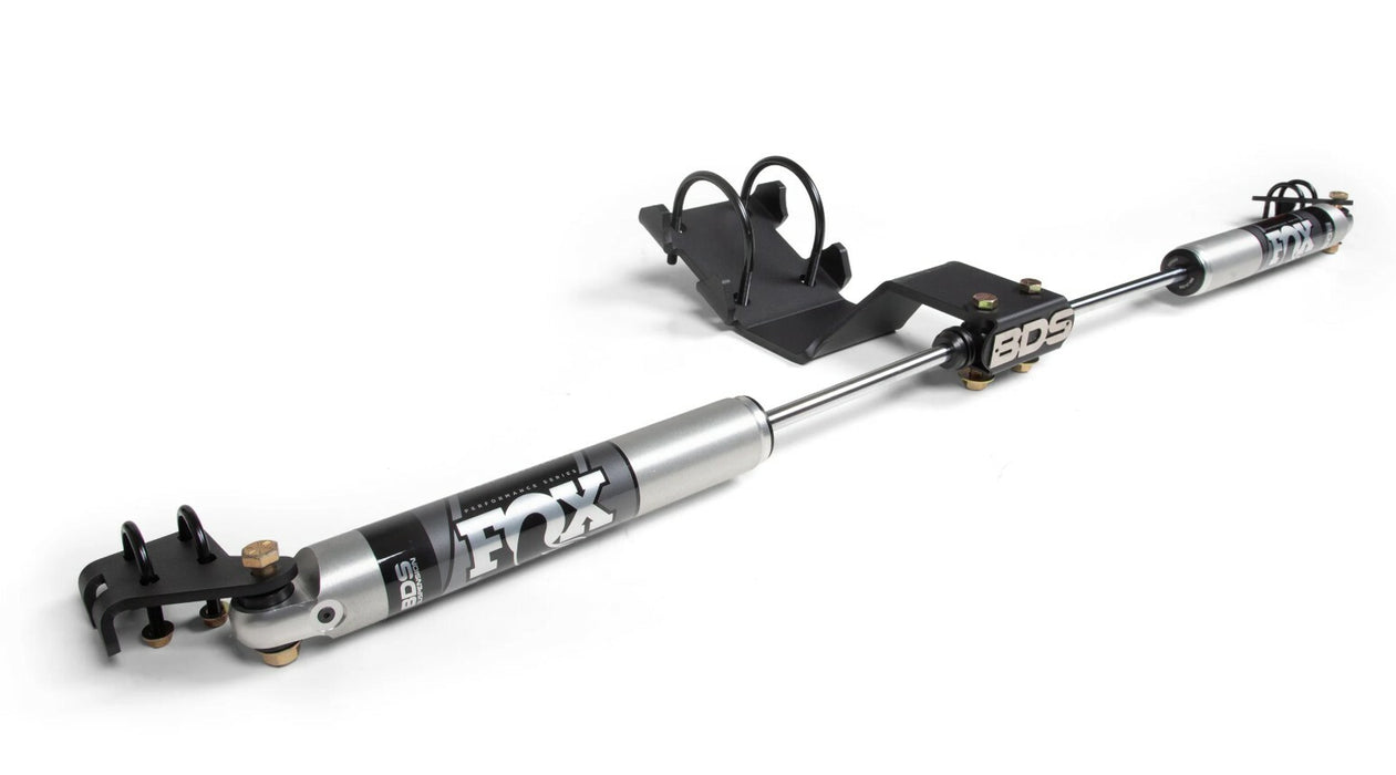 BDS Dual Steering Stabilizer Kit w/ 2.0 Performance Shocks Fits 0-2 Inch Lift Fits Ford F250/F350 Super Duty (05-25) 4WD