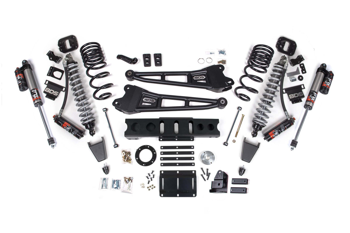 BDS 6 Inch Lift Kit W/ Radius Arm FOX 2.5 Coil-over Conversion - Performance Elite Fits RAM 2500 14-18 4WD Diesel 2100PES
