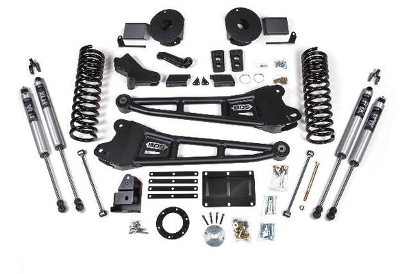 BDS 6 Inch Lift Kit W/ Radius Arm RAM 2500 W/ Rear Air Ride 14-18 4WD Diesel 2102FS