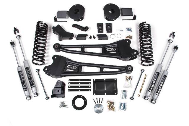 BDS 6 Inch Lift Kit W/ Radius Arm RAM 2500 W/ Rear Air Ride 14-18 4WD Diesel 2102H