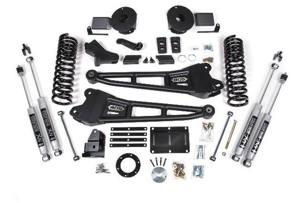 BDS 6 Inch Lift Kit W/ Radius Arm RAM 2500 W/ Rear Air Ride 14-18 4WD Diesel 2102H