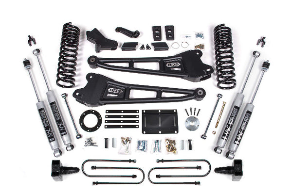 BDS 6 Inch Lift Kit W/ Radius Arm RAM 3500 13-18 4WD Diesel 2104FPE