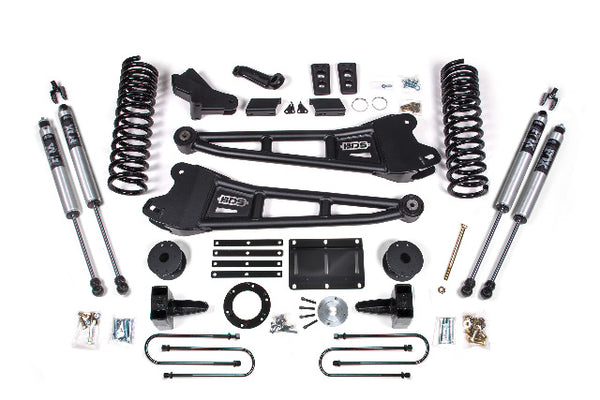 BDS 6 Inch Lift Kit W/ Radius Arm RAM 3500 W/ Rear Air Ride 13-18 4WD Diesel 2106FS