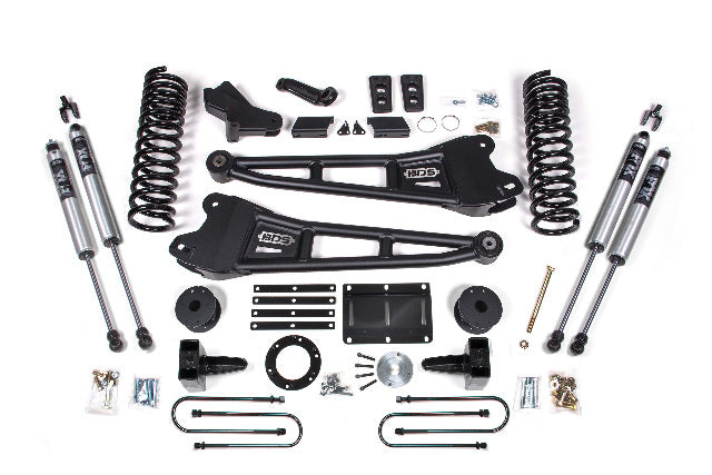 BDS 5.5 Inch Lift Kit W/ Radius Arm Fits RAM 3500 W/ Rear Air Ride 13-18 4WD Gas 2107FS