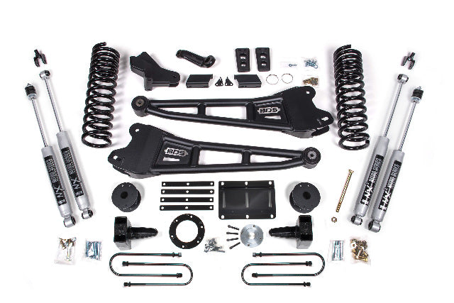 BDS 6 Inch Lift Kit W/ Radius Arm RAM 3500 W/ Rear Air Ride 13-18 4WD Diesel 2106H