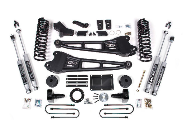BDS 6 Inch Lift Kit W/ Radius Arm RAM 3500 W/ Rear Air Ride 13-18 4WD Diesel 2106H