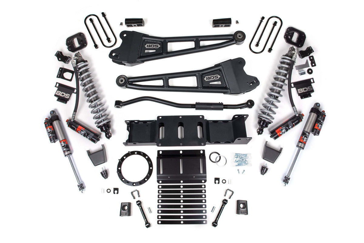 BDS 3 Inch Lift Kit W/ Radius Arm FOX 2.5 Coil-over Conversion - Performance Elite Fits RAM 3500 19-24 4WD Diesel 2118PES