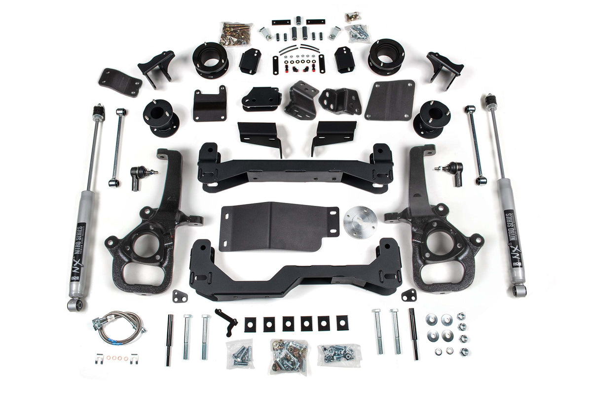 BDS 4 Inch Lift Kit Fits RAM 1500 W/ Air Ride 25-26 4WD 2122H