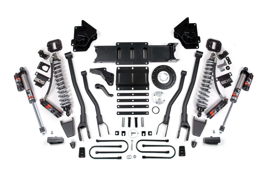 BDS 4 Inch Lift Kit w/ 4-Link FOX 2.5 Coil-Over Conversion - Performance Elite Ram 3500 (13-18) 4WD Diesel